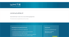 Desktop Screenshot of construct.white.nl