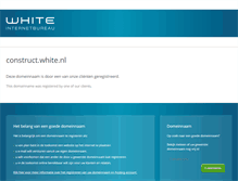 Tablet Screenshot of construct.white.nl